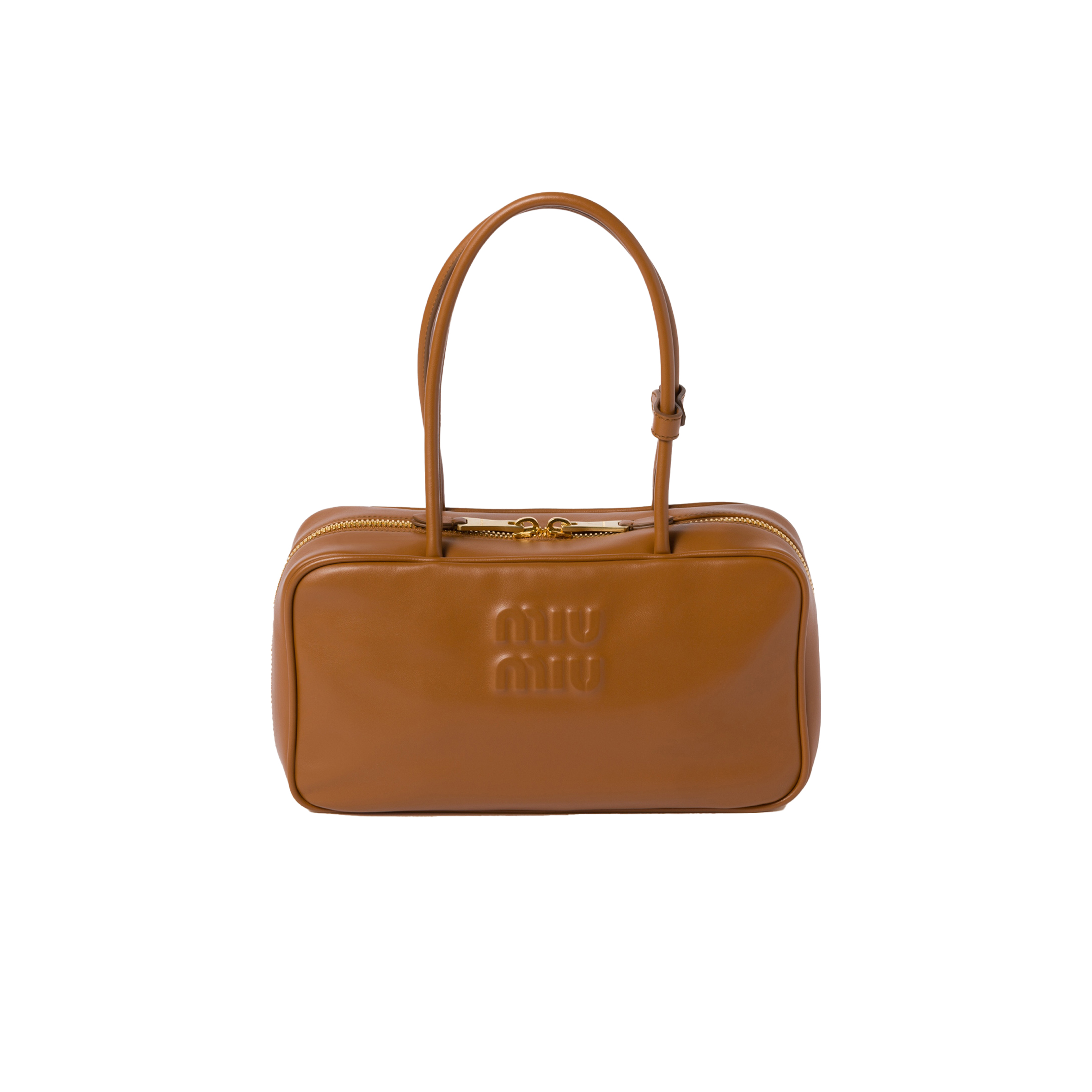 MIU MIU BEAU LEATHER TOP-HANDLE BAG 5BB172 (29*17*9cm)